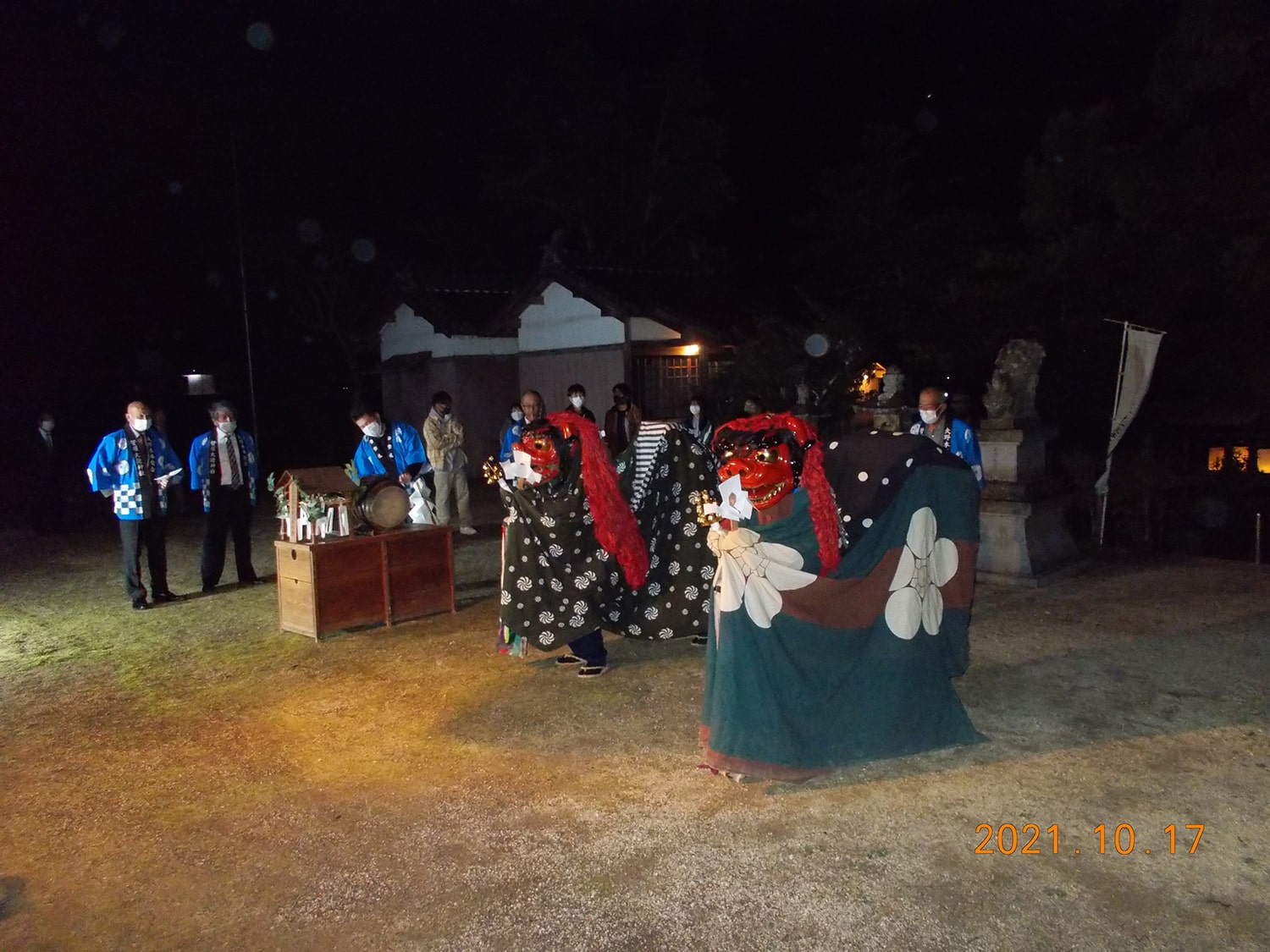 秋　菅原菅原大邊神社祭り獅子舞